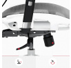 Ergonomické kancelárske herné kreslo Basic, bielo-sivá