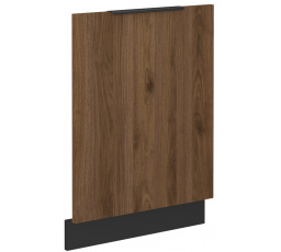 Dvierka na umývačku bez panelu MONZA - ZM 713x596, Čierna mat/Orech