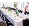 Banketová stolička SOL čierno strieborná