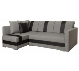 Rohová sedacia súprava Alba L Inari 91/Eko čierna