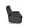 Polohovateľné kreslo DRAGER, Čierny Velvet