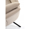 Jedálenská otočná stolička K536, Béžová/Čierna