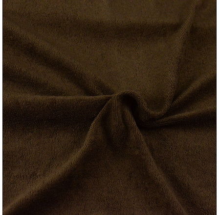 Froté prestieradlo 90x200cm 190g/m2 na vysoký matrac tmavo hnedé