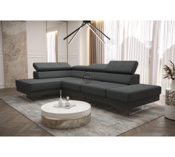 Rohová sedacia súprava EMPORIO MINI 300x180 - sivá, ľavá