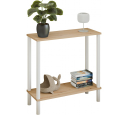 Konzola Claro 80x30 cm - rôzne farby na výber - Dub Artisan, Biely Mat