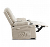 Rozkladacie Masážne Kreslo BOX Béžový Manšester
