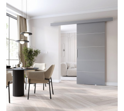 Posuvné dvere STANDART B80, sivé