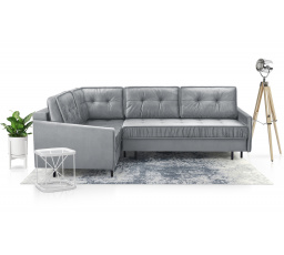 Rohová sedacia súprava L Aladin - sivá