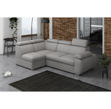 Rohová sedacia súprava Bodie VII ľavá svetlosivá