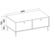TV komoda Tomila, 302/2 béžová