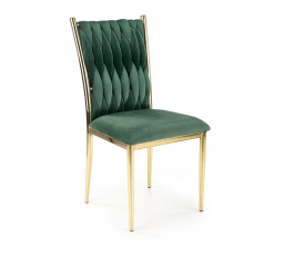 Jedálenská stolička K436, zelená/zlatá