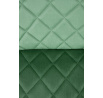 Jedálenská stolička K525 VELVET, Tmavozelená/Čierna