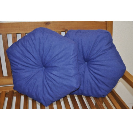 Vankúš hviezda tmavomodrý set 2 kusy