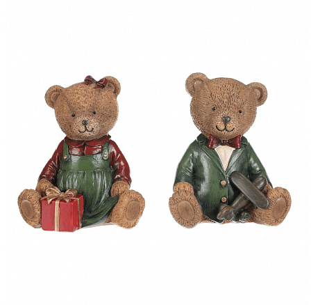 Medvěd - polyresinová figurka, mix 2 druhů, cena za 1 ks Medvěd - polyresinová figurka, mix 2 druhů, cena za 1 ks