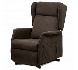 TV a relaxačné kreslo "ušiak" + elektrické polohovanie, 1 motor 230V / 29V, poťah h