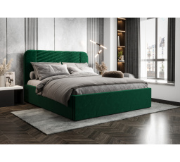 Posteľ VENEZIA s úložným priestorom - 200 cm x 200 cm, Kovová na plynových zdvihákoch