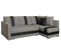 Rohová sedacia súprava Alba P Inari 91/Eko čierna