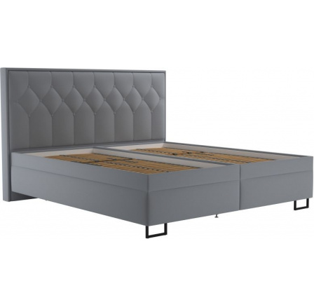 Posteľ Tobin 180x200, svetlosivá