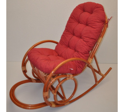 Vankúš na hojdacie kreslo bordový