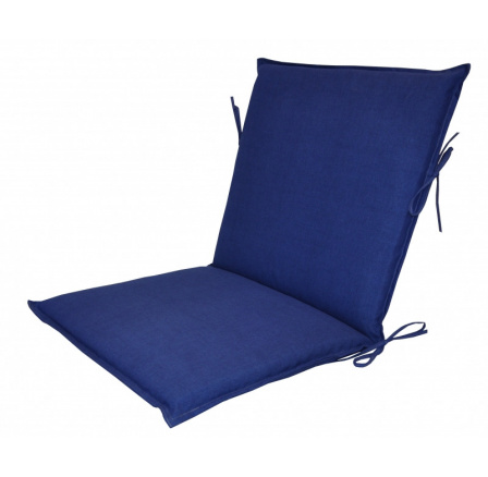 Vankúš pre záhradné kreslo UNI s nízkym operadlom - látka tmavomodrá