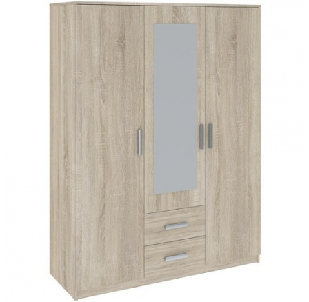 Šatní skriňa TAMINA 3D2S, Dub Sonoma