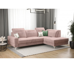 Rohová sedacia súprava MALIBU MINI 180X250 - pravá, ružová