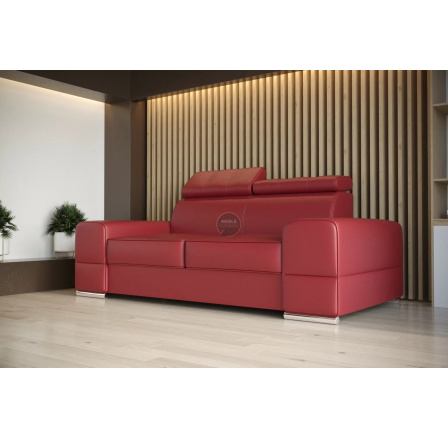 Kožená pohovka ROYAL II 225 cm - červená koža Kožená pohovka ROYAL II 225 cm - červená koža