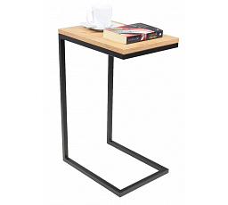 Odkladací stolík Loft – v rôznych farbách – Dub Lancelot, čierny mat