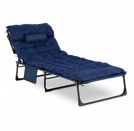 Záhradné Ležadlo Poľná Posteľ VENUS Modré