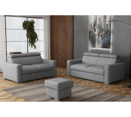 Sedacia súprava Petrit 3+2+taburet Aragon sivá