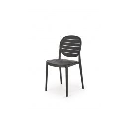 Jedálenská stolička stohovateľná K529, čierna