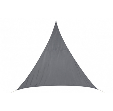 Tieniaca plachta trojuholník 4 m - sivá