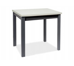 ADAM TABLE WHITE MAT / BLACK 90x65