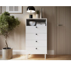 Komoda DULLUM 60, Biela