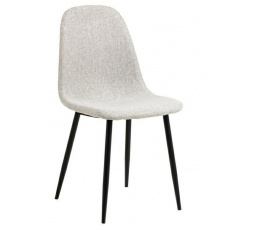 Stolička Celia svetlosivá/ čierna