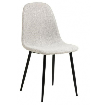 Stolička Celia svetlosivá/ čierna