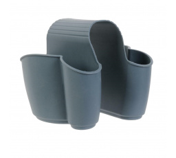 Dvojitý držiak na hubky do drezu