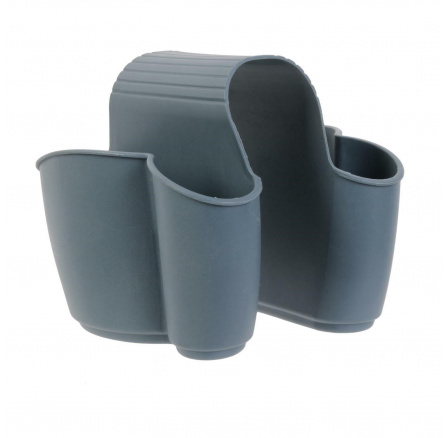 Dvojitý držiak na hubky do drezu