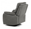 Polohovací křeslo, šedá, látka vintage, TV-4092 GREY3