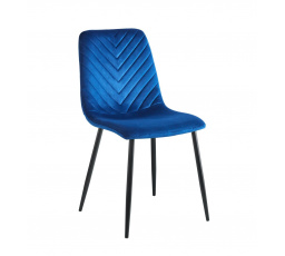 Stolička velvet modrá K5-FX