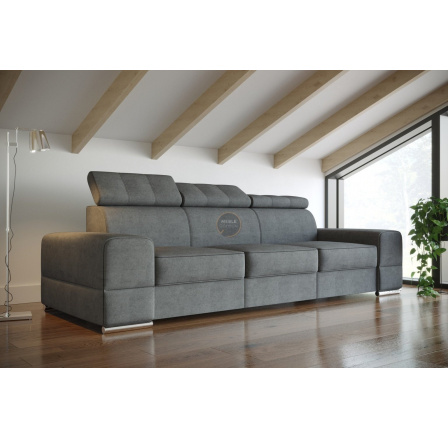 Sofa ROYAL III 295 cm - sivá
