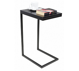 Odkladací stolík Loft – v rôznych farbách - Čierny MiniPearl, Čierny mat