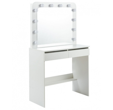 Toaletný stolík HOLLYWOOD JG biely Toaletný stolík HOLLYWOOD JG biely