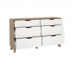 Komoda Iker 711, jackson hickory/biela