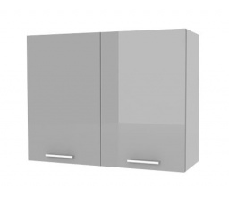 Kuchynská horná skrinka Femme G80 2D, sivý lesk