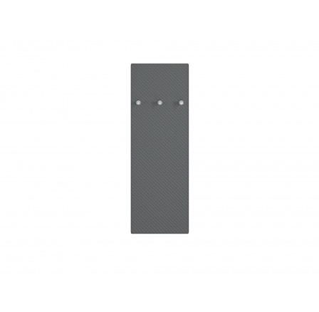 Vešiaková stena čalúnená HYGA 07, Borovica snehová/Antracit