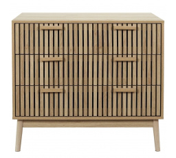 Komoda Klaus 3 zásuvky, prírodná