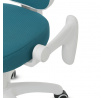 Dětská židle, výškově nastavitelná, modrá síťovina, KA-K1062 BLUE