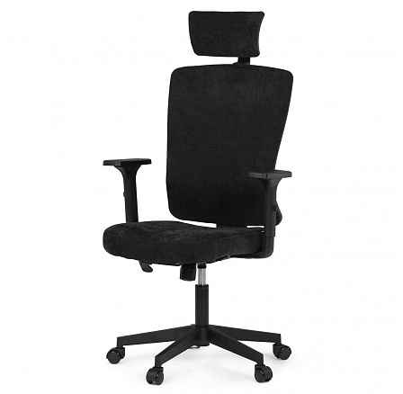 Kancelářská židle, houpací mechanismus, černá látka, KA-W3137 BK Kancelářská židle, houpací mechanismus, černá látka, KA-W3137 BK