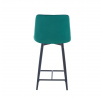 Barová stolička H1-FX, zelená / čierna